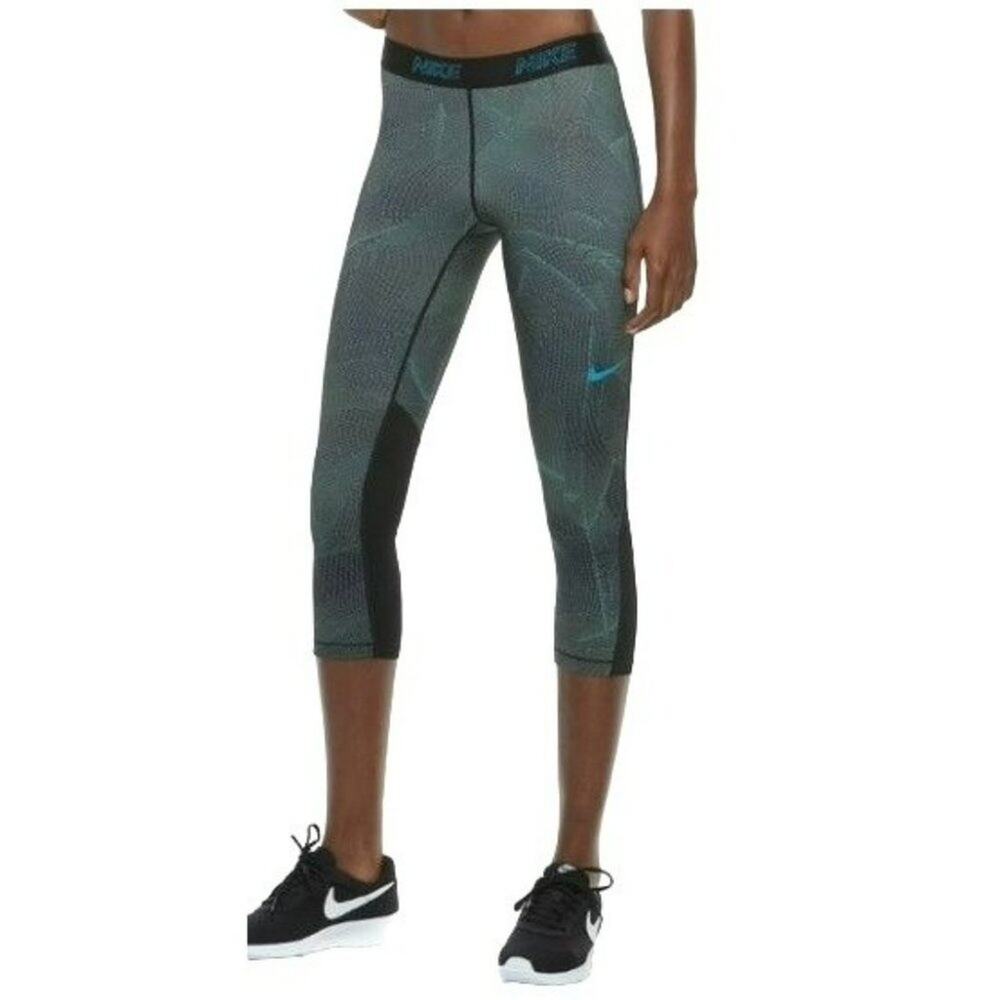 Nike Training Mesh Panel Capri Leggings Womens Medium